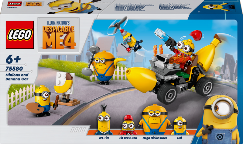 Despicable Me Minions and Banana Car LEGO 75580