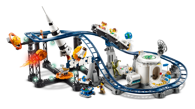 LEGO Space Roller Coaster 31142 Chaos Cards