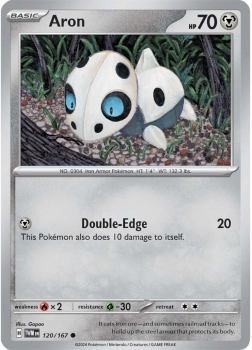 Aron single card from Pokemon
