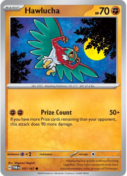 Hawlucha single card from Pokemon