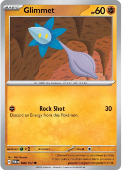 Glimmet single card from Pokemon