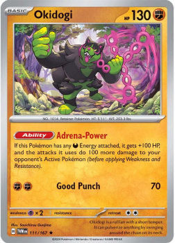 Okidogi single card from Pokemon