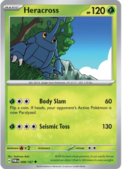 Heracross single card from Pokemon