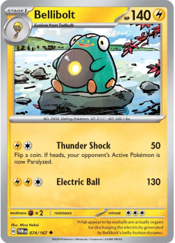 Bellibolt single card from Pokemon