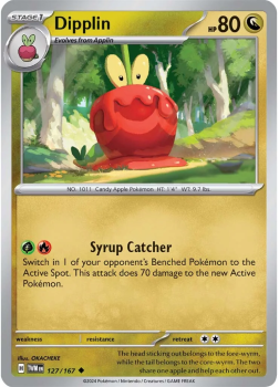 Dipplin single card from Pokemon