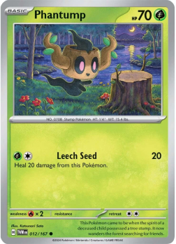 Phantump single card from Pokemon