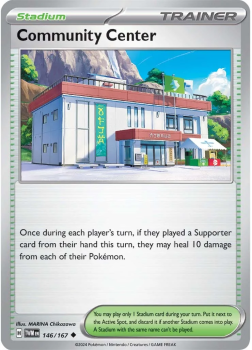 Community Center single card from Pokemon