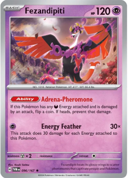 Fezandipiti single card from Pokemon