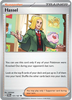 Hassel single card from Pokemon