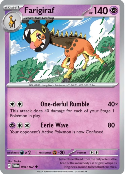 Farigiraf single card from Pokemon