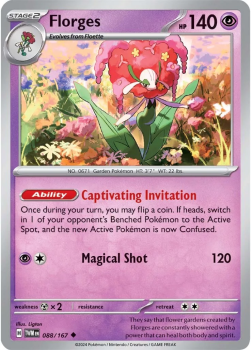 Florges single card from Pokemon