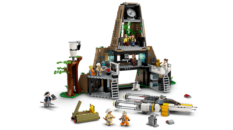 LEGO Star Wars Yavin Rebel Base Building Toy 75365