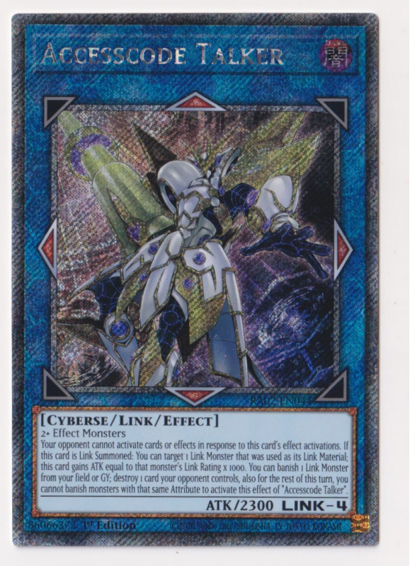 Accesscode Talker (Platinum Secret Rare) : RA02-EN044 - Yu-Gi-Oh ...