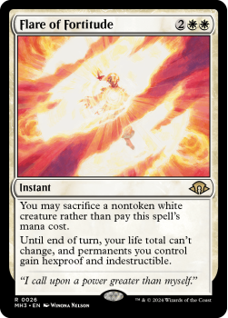 Flare of Fortitude single card from Magic the Gathering