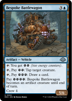 Bespoke Battlewagon single card from Magic the Gathering