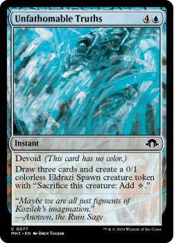 Unfathomable Truths (FOIL) single card from Magic the Gathering