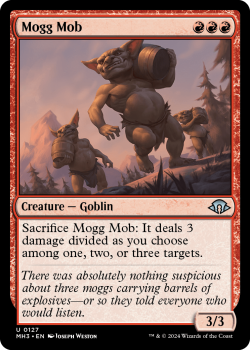 Mogg Mob single card from Magic the Gathering
