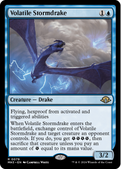 Volatile Stormdrake single card from Magic the Gathering