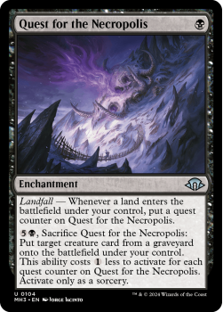 Quest for the Necropolis single card from Magic the Gathering