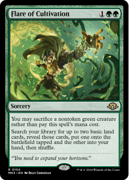 Flare of Cultivation single card from Magic the Gathering