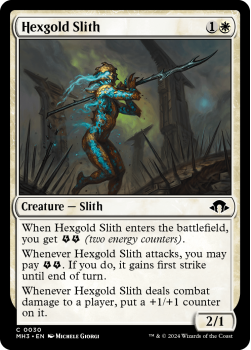 Hexgold Slith (FOIL) single card from Magic the Gathering