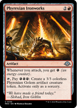 Phyrexian Ironworks single card from Magic the Gathering