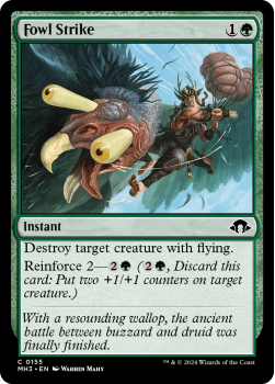 Fowl Strike single card from Magic the Gathering
