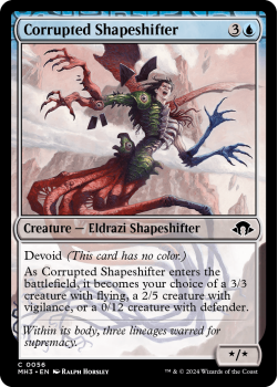 Corrupted Shapeshifter single card from Magic the Gathering