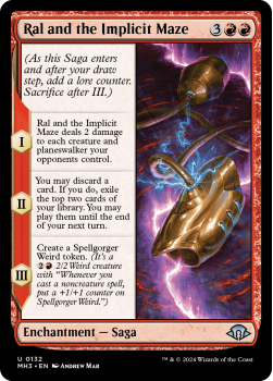 Ral and the Implicit Maze single card from Magic the Gathering