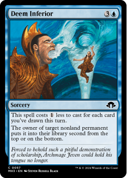 Deem Inferior single card from Magic the Gathering