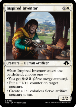 Inspired Inventor (FOIL) single card from Magic the Gathering