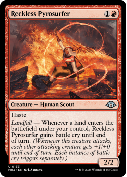 Reckless Pyrosurfer single card from Magic the Gathering