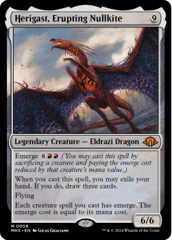 Herigast, Erupting Nullkite single card from Magic the Gathering