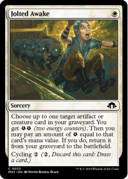Jolted Awake single card from Magic the Gathering