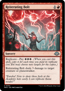 Reiterating Bolt single card from Magic the Gathering