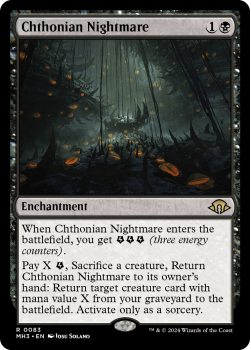 Chthonian Nightmare (FOIL) single card from Magic the Gathering