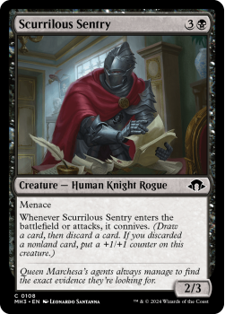 Scurrilous Sentry (FOIL) single card from Magic the Gathering