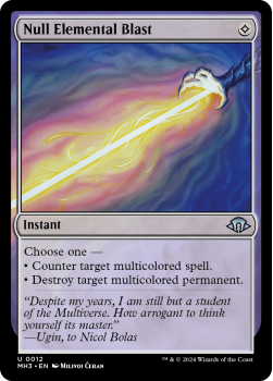 Null Elemental Blast single card from Magic the Gathering