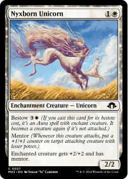 Nyxborn Unicorn (FOIL) single card from Magic the Gathering