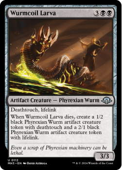 Wurmcoil Larva single card from Magic the Gathering