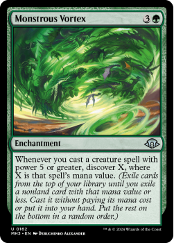 Monstrous Vortex single card from Magic the Gathering