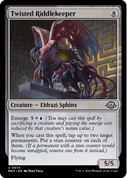 Twisted Riddlekeeper single card from Magic the Gathering