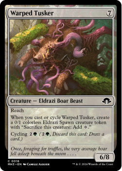 Warped Tusker (FOIL) single card from Magic the Gathering