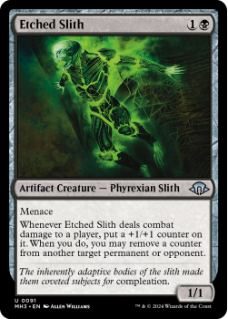 Etched Slith single card from Magic the Gathering