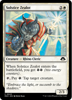 Solstice Zealot (FOIL) single card from Magic the Gathering