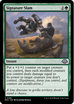 Signature Slam single card from Magic the Gathering