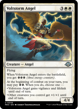 Voltstorm Angel single card from Magic the Gathering