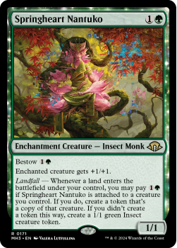 Springheart Nantuko (FOIL) single card from Magic the Gathering