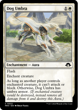 Dog Umbra single card from Magic the Gathering