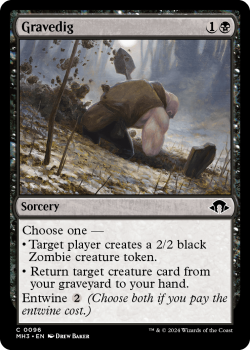 Gravedig single card from Magic the Gathering